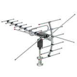 990 Miles HD 1080P Outdoor Amplified HDTV Digital TV Antenna Long Range VHF UHF - Beast Communications LLC